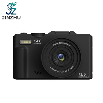 18x Optical Zoom for Outdoor Vlogging & Student Use 5K Mirrorless Camera with 3" Flip Screen WiFi SD Storage Stabilized in Stock