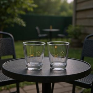 Set di occhiali da whisky con anulare divertente da 2 coppie regalo per sposa sposa e sposo G25-589 - Product Image 6