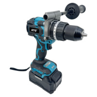 Perceuse à percussion sans fil professionnelle ATO Brushless 21V Lithium, couple élevé, 170 Nm