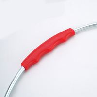 Poignée de seau en fil d'acier durable pour seau en plastique, poignée en fil métallique avec grip antidérapant pour la construction