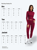 Ensemble de sport EnovStars personnalisé 6 pièces : soutien-gorge, t-shirt, veste, short, leggings, pantalon évasé, sensation seconde peau, ensemble de sport, ensemble fitness