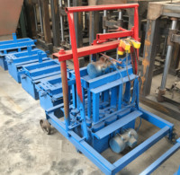 Machine manuelle à petit volume pour la fabrication de blocs de béton creux, largement utilisée, en promotion