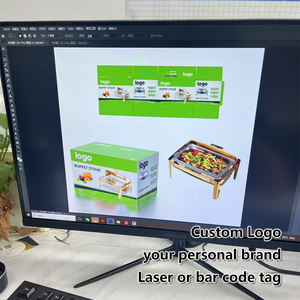 Juego de Recipientes para Buffet de Acero Inoxidable de 9L, Recipiente para Buffet Económico - Product Image 6