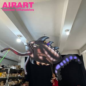 Lanterna inflável para peixes, decoração suspensa com iluminação LED, mais recente projetada, de 3,5 m de comprimento - Product Image 2