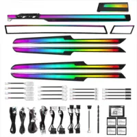 Kit d'éclairage ambiant dynamique OEM pour Volkswagen Passat B8 2015-2024, éclairage LED intérieur RGB, contrôle par écran, application, OBD