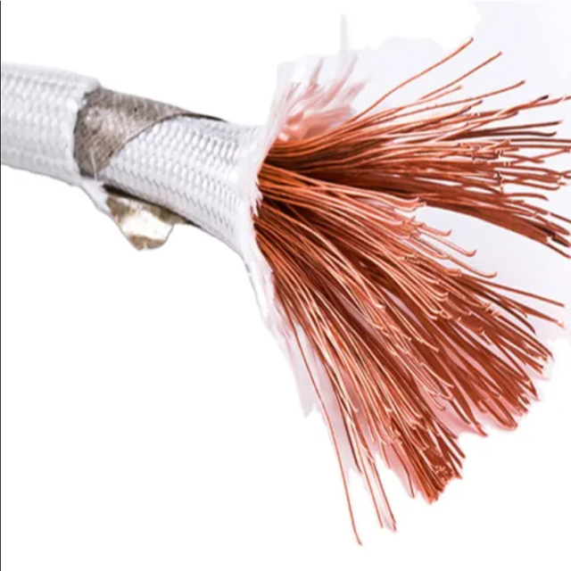 GN500  Mica Fiberglass Braided 500C 500 Degree High Temperature Fire Resistant Electric Oven Cooking Heater Cable Wire