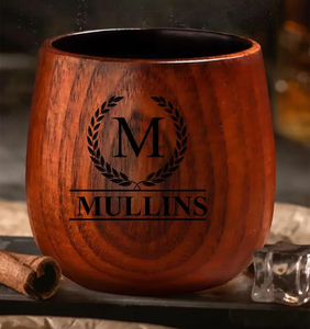 Vente en gros de tasses à whisky en bois brûlé, personnalisées avec logo, faites à la main, modernes et luxueuses, cadeaux d'affaires pour hommes, tasses à café et à thé écologiques - Product Image 2