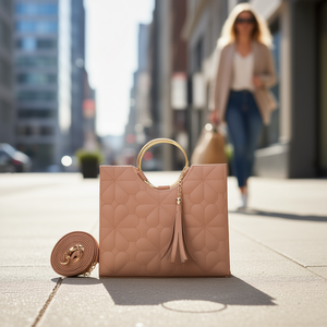 Bolso Bandolera Gabina para Mujer de Fana, con una Sola Correa, Forro de Nailon y PU, Decoración de Cadena, Estilo Femenino, para Uso Diario - Product Image 2