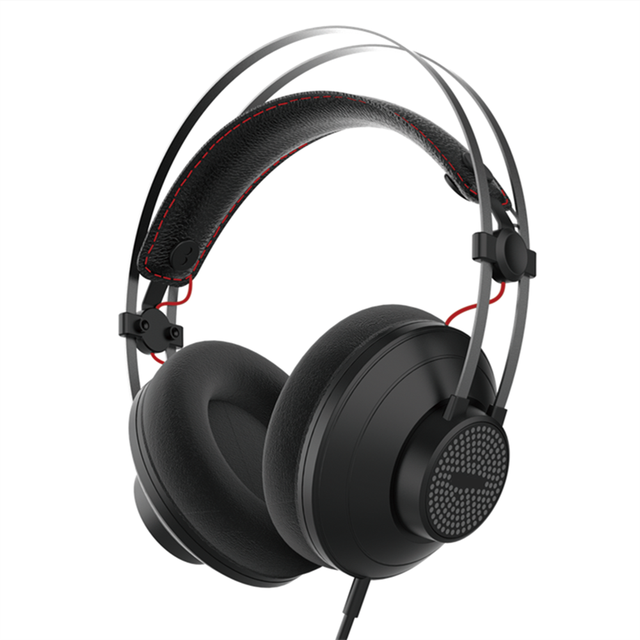 Professional Over-Ear Super Bass for Guitar Quality Hifi Studio Recording Cozy Leather Headband Dynamic Monitor DJ Wired Headset