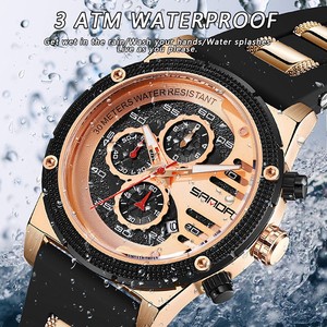 Reloj de Cuarzo para Hombre Sanda 5508, Superventas, Seis Agujas Luminosas, Resistente al Agua, para Negocios y Deportes - Product Image 4