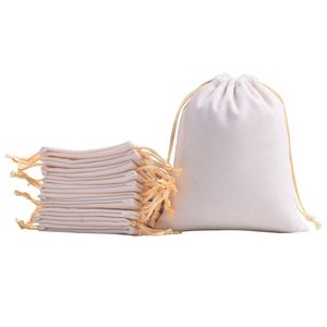 Bolsa de Regalo de Terciopelo Ligera con Cordón, Personalizada para Jabones, Semillas, Joyería, Bodas, Cumpleaños, Navidad - Product Image 6