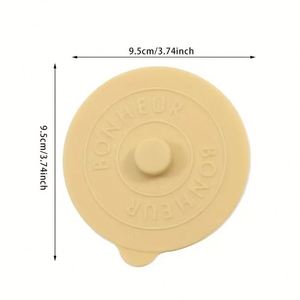 Vente en gros de couvercles de tasses en silicone universels avec logo personnalisé, étanches, anti-poussière, anti-fuite, réutilisables, OEM - Product Image 2