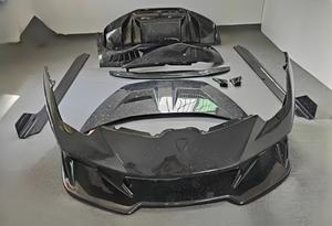 Para aplicar a <span class=keywords><strong>Lamborghini</strong></span> <span class=keywords><strong>Hurricane</strong></span> LP610 LP580V patrón forjado gran barra delantera y trasera de fibra de carbono rodeada - Product Image 6