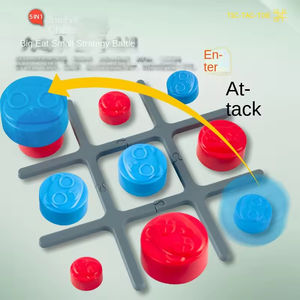 Jeu de société électronique portable Tic-Tac-Toe 2025, jeu de stratégie amusant en ABS, jouet de table pour deux joueurs pour enfants - Product Image 5