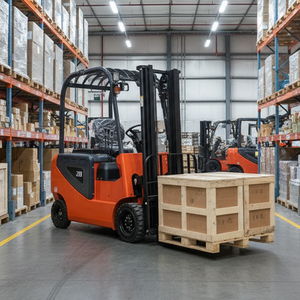 2 Ton 2.5 Ton Elektrikli İstifleyici Forklift 4 Metre Yükseklikli Elektrikli İstifleyici Tam Elektrikli Forklift Ayakta Kullanılan Palet İstifleyici - Product Image 1