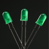 Vente en gros de diodes électroluminescentes à DEL avec câble Diodes précâblées à DEL filaire