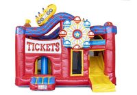 Alliance Nouvelle Arrivée fun city Gonflable Videur Combo Fun city Roller Coaster