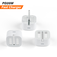 WAWEIS Pd3.0 Qc Qc3.0 20w Charger Pengisian Cepat Pd Usb C Tipe C Adaptor Charger Dinding untuk Iphone 7 8 9 10 11 12 13 Pro Max
