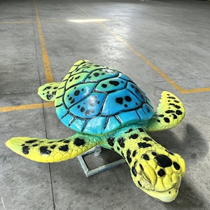 Modèle de <span class=keywords><strong>tortue</strong></span> marine animatronique grandeur nature, animal marin mécanique interactif avec détection infrarouge <span class=keywords><strong>pour</strong></span> aquarium - Product Image 4