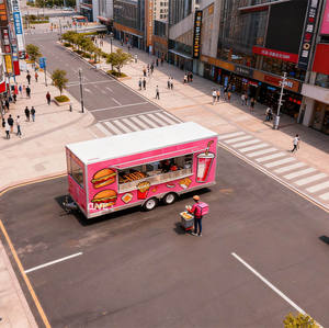 Customized Size <strong>Fast</strong> <strong>Food</strong> Square <strong>Trailer</strong> With Full Sticker Mobile <strong>Food</strong> Truck Fully Cooking Equipment for <strong>Fast</strong> <strong>Food</strong> - Product Image 3