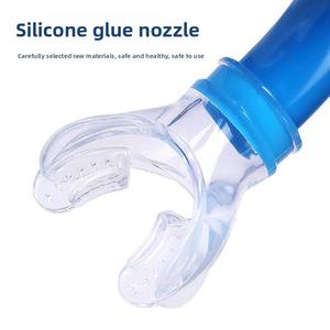 أنبوب سباحة أمامي من السيليكون للأطفال من XIALE، أنبوب تدريب للسباحة بطول 41 سم، صديق للبيئة وقابل للطي، أنبوب تنفس تحت الماء طراز JW-703 - Product Image 4