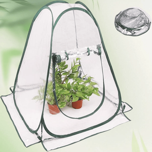 Transparent PVC Mini <span class=keywords><strong>petit</strong></span> pot <span class=keywords><strong>de</strong></span> fleurs <span class=keywords><strong>abri</strong></span> Pop couverture intérieur/extérieur chambre chaude <span class=keywords><strong>jardin</strong></span> <span class=keywords><strong>jardin</strong></span> facilement assemblé cadre <span class=keywords><strong>en</strong></span> <span class=keywords><strong>plastique</strong></span> - Product Image 6