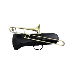 SEASOUND OEM <span class=keywords><strong>Trombone</strong></span> ténor doré de style <span class=keywords><strong>plat</strong></span> JYTB504 BB Tone en laiton Instrument de musique - Product Image 2