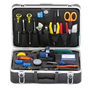 FTK-500 Deluxe Fiber Optic Fusion Splicing Tool Kit enthält alle Kabel-und Faser vorbereitung werkzeuge