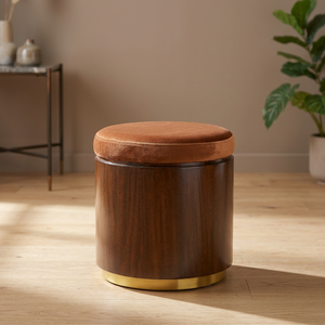 New Eco-Friendly Vintage Wooden Spice <b>Pot</b> Round Seasoning Container with Cover Kitchen Storage Box <b>for</b> <b>Herbs</b> - Product Image 4