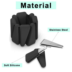 Pesas de Silicona Personalizables para Tobillos y Muñecas, Brazalete Triangular para Entrenamiento Físico y Deportivo con Peso de Hierro - Product Image 3