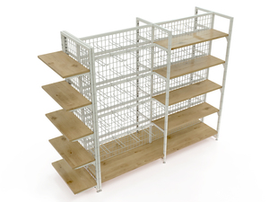 Estantería Versátil de Hierro y Madera Highbright para Exhibición en Librerías y Bibliotecas - Product Image 3