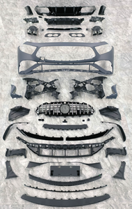 Nuovo Design Kit Completo di Conversione Facelift per <span class=keywords><strong>Mercedes</strong></span> W257 <span class=keywords><strong>CLS</strong></span> CLS63 AMG, Paraurti Anteriore/Posteriore, Griglia, Parti Tuning Universali Quinn - Product Image 2