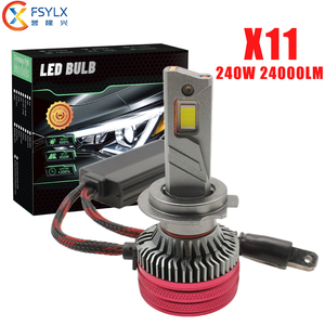 Phare LED réglable YLX X11 K13 de 150W à 240W pour voiture H4 <span class=keywords><strong>H7</strong></span> H11 9005 9006 <span class=keywords><strong>Ampoule</strong></span> de phare LED H4 LED Luces Globes - Product Image 1