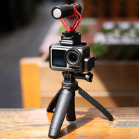 Ulanzi Mt-09 Gopro Hero8 Black Kamera Olahraga Vlog Tiang Ekstensi Desktop Tripod