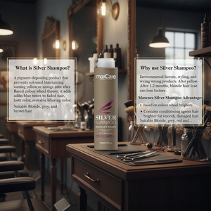 Maxcare OEM ODM, Crema Tóner Morada Orgánica de Uso Profesional en Salón, Elimina el Amarillo, Champú Plateado para Cabello Rubio y Gris - Product Image 3