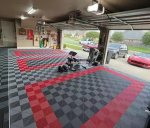 Carrelage de sol de Garage de 18mm d'épaisseur, revêtement de sol de salle de sport, carrelage en caoutchouc imperméable pour balcon, revêtement de sol extérieur, offre spéciale