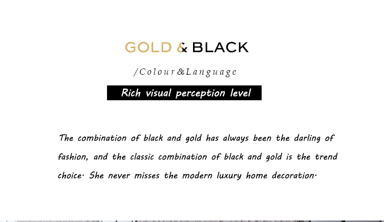 EADER Modern light luxury black gold stitching handle Nordic simple drawer wardrobe handle