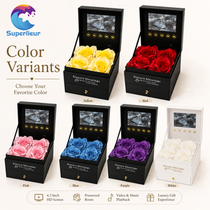 Elegante Display LCD Artigianale da 4,3 Pollici per Gioielli da Matrimonio di Lusso, Risoluzione 800x480, <span class=keywords><strong>Video</strong></span> MP4, Audio Nitido - Product Image 4