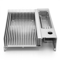 Boîtier d'amplificateur en aluminium usiné CNC sur mesure avec anodisation durable pour équipement audio