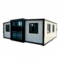 Maison modulaire extensible de haute qualité, maison préfabriquée miniature pour usage familial