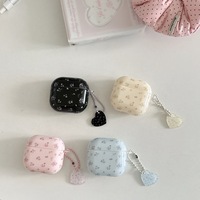 Étui à imprimé floral frais pour AirPods Pro 2 1 et AirPods 4 3 2, housse de protection sans fil Bluetooth