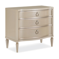 Table de chevet moderne en bois massif à 3 niveaux personnalisable, meuble de chambre à coucher artisanal de qualité supérieure, armoire de rangement
