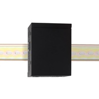 Casing Logam dengan Ruang Internal Luas untuk Raspberry Pi 5 Mendukung Pendingin Resmi dan Berbagai HAT, Dapat Dipasang di Dinding dan Rel