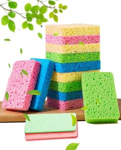 Esponjas de Limpieza de Cocina de Celulosa Absorbente de Secado Rápido, Estropajos de Microfibra Antibacterianos - Product Image 1