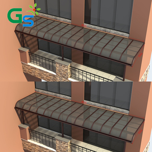 Guansu <span class=keywords><strong>precio</strong></span> <span class=keywords><strong>de</strong></span> fábrica OEM tamaño personalizado al aire libre marco <span class=keywords><strong>de</strong></span> aluminio patio <span class=keywords><strong>terraza</strong></span> toldo <span class=keywords><strong>de</strong></span> techo lateral - Product Image 5