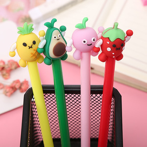 Stylos gel style fruits frais, pointe aiguille 0,5 mm, encre à base d'eau, mignons, pour étudiants, école, bureau, papeterie, stylos d'écriture - Product Image 1