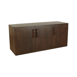 Heavy Duty Solid Mango Wood <b>Sideboard</b> Cabinet with Shelves and Drawers Durable Wooden Storage Unit for Dining Room Living Room - Product Image 2