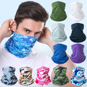 Cycling Face Mask Ice Silk <b>Neck</b> <b>Warmer</b> Breathable Quick Dry Sun Protection Outdoor Men's Multi Functional Headscarf - Product Image 1