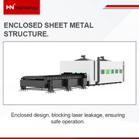 Plateforme d'échange hydraulique entièrement fermée, découpeuse laser CNC à fibre de 40 000 W de qualité industrielle pour l'usine de traitement des métaux