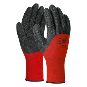 Nitril handschuhe Polyester Shell Nitril beschichtete Gartenbau Arbeits schutz Arbeits handschuhe